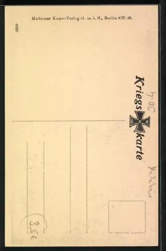 AK Heerführer v. d. Goltz Pascha in Uniform