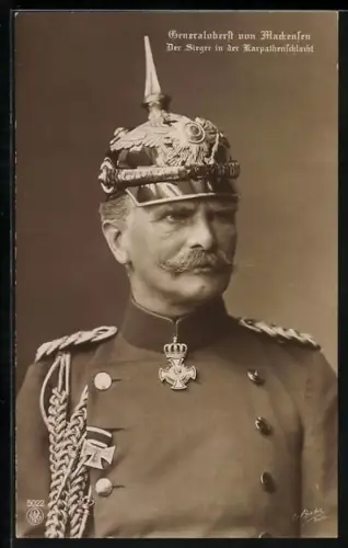 AK General von Mackensen in Uniform