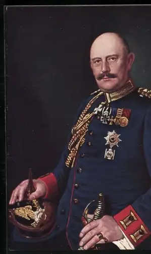 AK Generalobert von Moltke in Uniform
