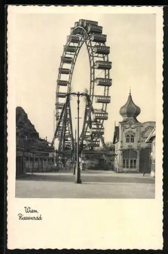 AK Wien, Riesenrad auf dem Wiener Prater