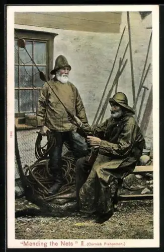AK Cornish Fishermen, Mending the Nets