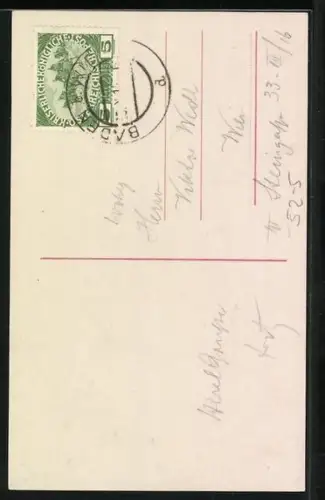 AK Skulptur eines Soldaten beim Abschied von seiner Liebsten