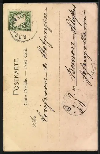 AK Münchner Kindl und kleiner Geiger