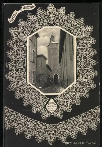 AK Dentelle de Craponne, Ameublement Genre Venise, Dentelle au Fuseau
