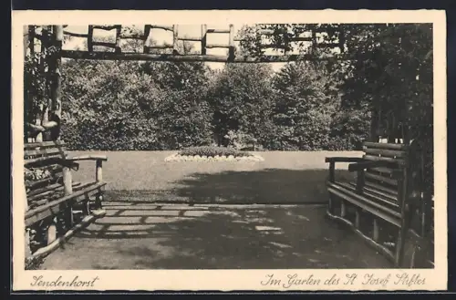 AK Sendenhorst, Im Garten des St. Josef-Stiftes