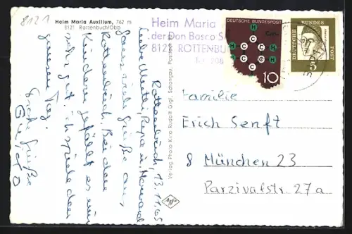 AK Rottenbuch /Obb., Heim Maria Auxilium