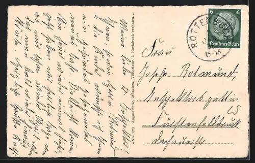 AK Rottenbuch / Ammer, Kirche, Ortsansicht, Torbogen