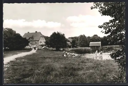 AK Wrohe am Westensee, Gasthaus Zum Fischmeister Georg Luttkus