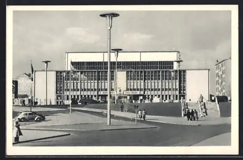 AK Kiel, Ostseehalle mit Strassenpartie