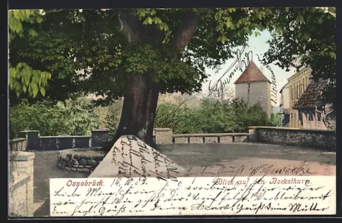 AK Osnabrück, Blick auf den Bocksturm