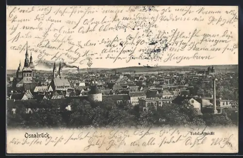 AK Osnabrück, Totalansicht
