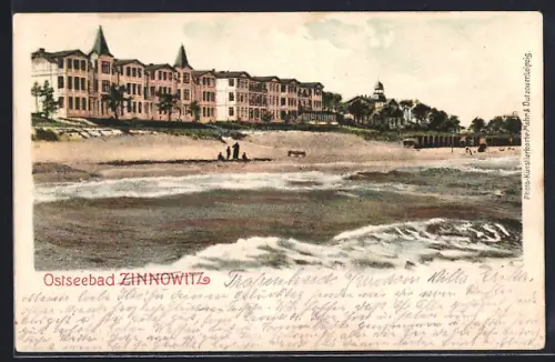AK Zinnowitz, Villen am Strand