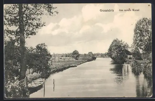 AK Grossköris, Am neuen Kanal