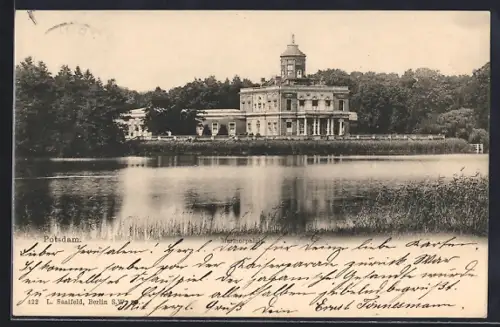 AK Potsdam, Blick auf das Marmorpalais