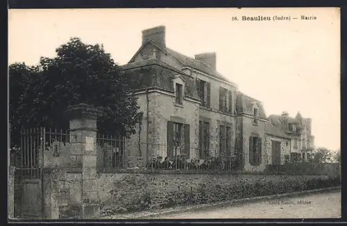 AK Beaulieu /Indre, Mairie
