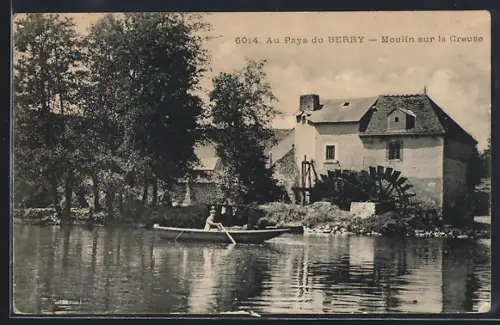 AK Berry, Au Pays du Berry, Moulin sur la Creuse
