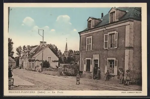 AK Meunet-Planches /Indre, La Poste