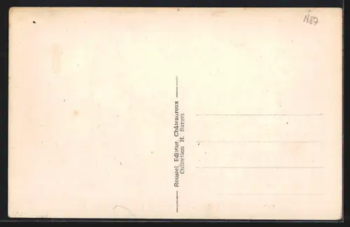 AK Vicq-Exemplet /Indre, Vue generale, Route de La Chatre