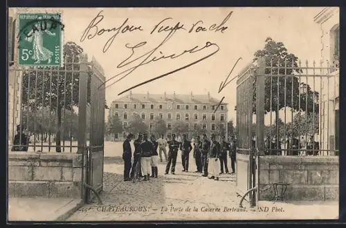 AK Chateauroux, La Porte de la Caserne Bertrand