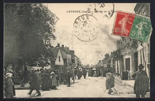 AK Levroux /Indre, Avenue de la Gare