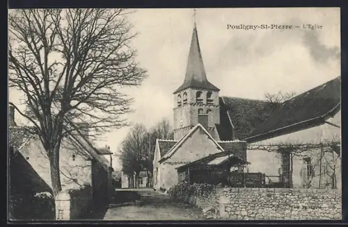 AK Pouligny-St-Pierre, l`Eglise