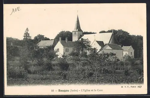 AK Bouges /Indre, L`Eglise et la Cure
