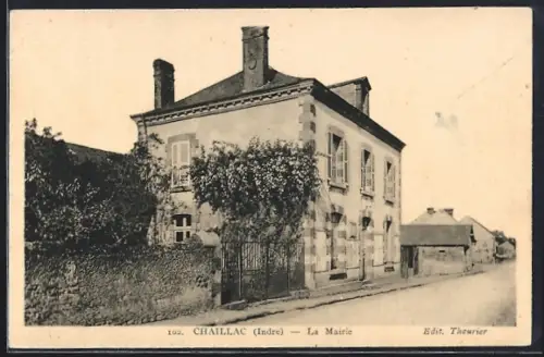 AK Chaillac /Indre, La Mairie