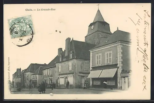 AK Cluis, La Grande-Rue