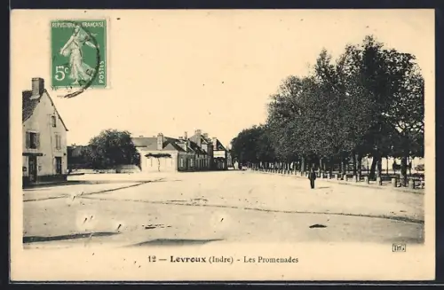 AK Levroux /Indre, Les Promenades