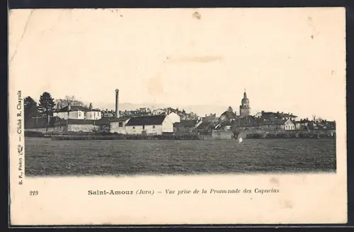 AK Saint-Amour /Jura, Vue prise de la Promenade des Capucins