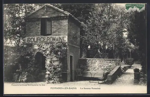 AK Fumades-les-Bains, La Source Romaine