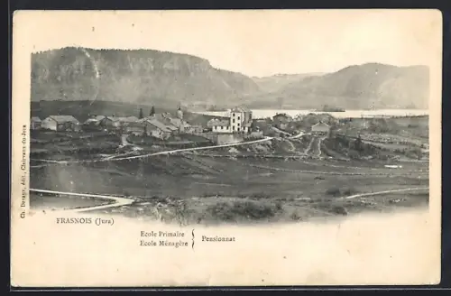 AK Frasnois /Jura, Ecole Primaire et Ecole Ménagère