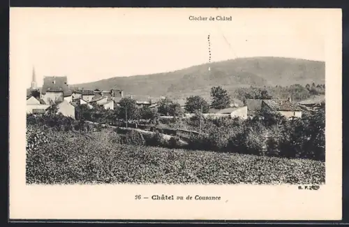 AK Chatel, Chatel vu de Cousance, Clocher de Chatel