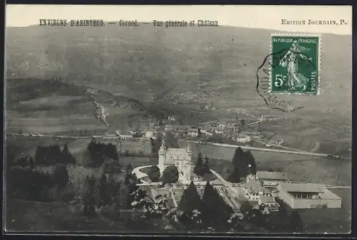 AK Cornod /Arinthod, Vue generale et Chateau