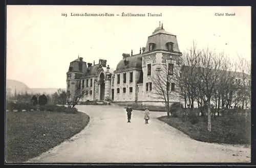 AK Lons-le-Saunier-les-Bains, Etablissement Thermal