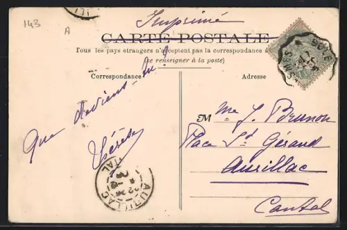 AK Montmirey-la-Ville, Le Chateau