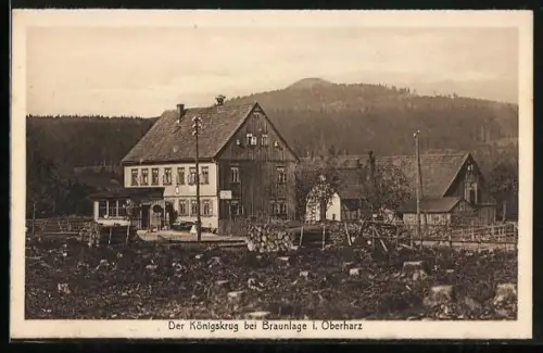 AK Braunlage /Oberharz, Gasthaus Königskrug