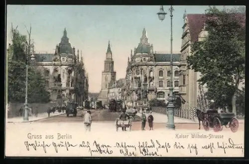 AK Berlin, Kaiser Wilhelm-Strasse