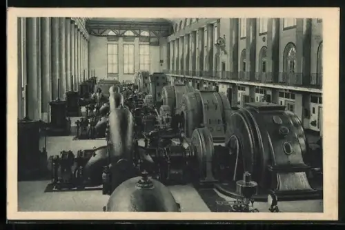 AK Walchenseewerk, Maschinenhalle des Krafthauses