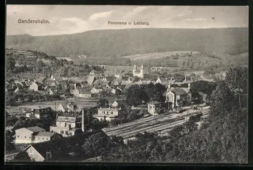 AK Gandersheim, Panorama vom Lahberg