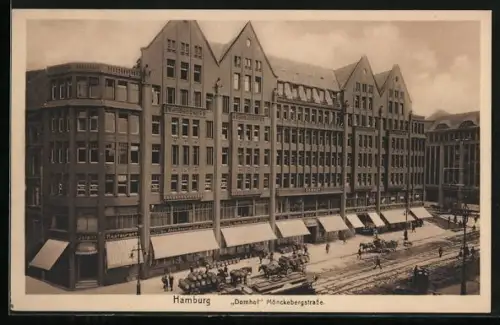 AK Hamburg, Domhof Mönckebergstrasse