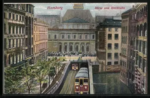 AK Hamburg, Börse, Hochbahn