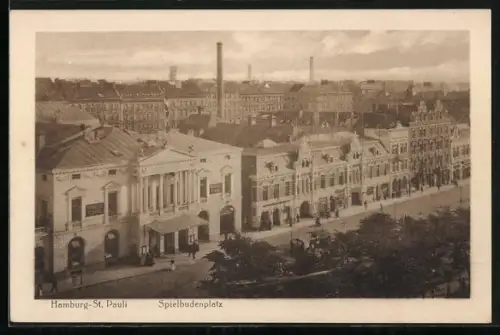 AK Hamburg-St. Pauli, Spielbudenplatz