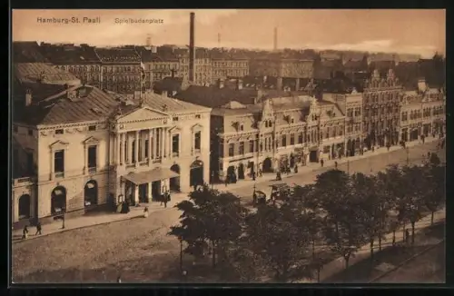 AK Hamburg-St. Pauli, Spielbudenplatz