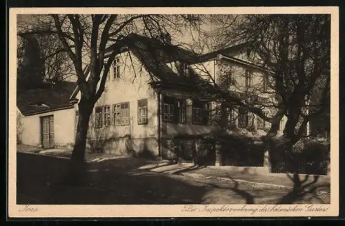 AK Jena, Die Inspektorwohnung des botanischen Gartens