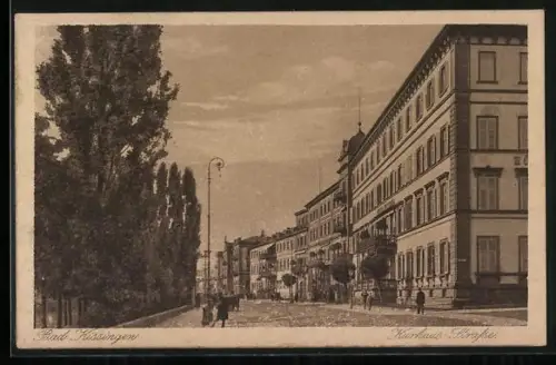 AK Bad Kissingen, Kurhaus, Strassenansicht