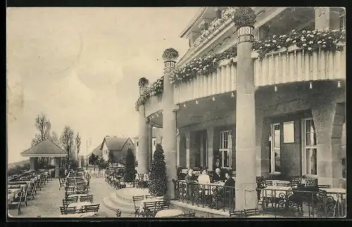 AK Krefeld, Hafen-Restaurant Rheingold Wilh. Söffker