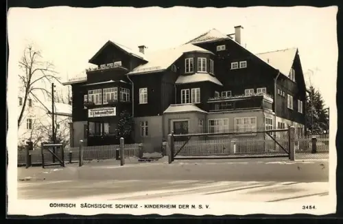 AK Gohrisch /Sächsische Schweiz, Kinderheim der NSV