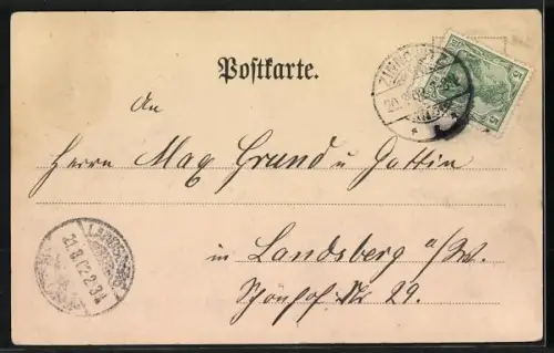 AK Zinnowitz, Strassenleben an der neuen Strandstrasse