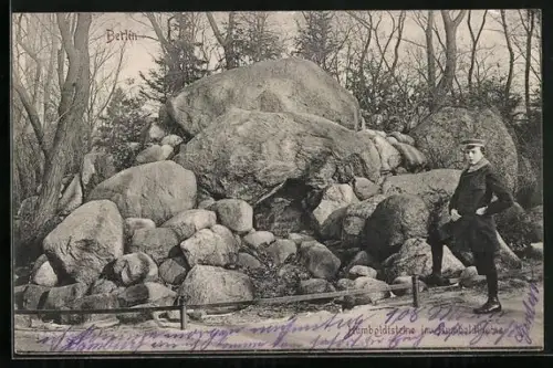AK Berlin-Wedding, Humboldtstein im Humboldthain